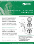Cuidando su voz (Taking Care of Your Voice)
