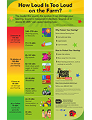 Poster titled How Loud Is Too Loud on the Farm?