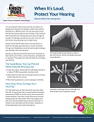 When It’s Loud, Protect Your Hearing: Sound Advice for Young Ears
